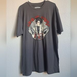 Edward Scissorhands Gray Tee Size XL